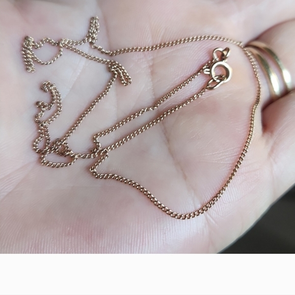 $150 EMT ๐โค๏ธpendant .25CT 10K Rose gold โค๏ธ and rose gold chain. Stamped 585 - Picture 6 of 15